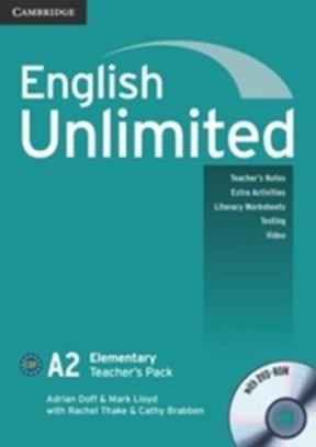 Papel English Unlimited Elementary Teacher'S Pack (Teacher'S Book With Dvd-Rom)