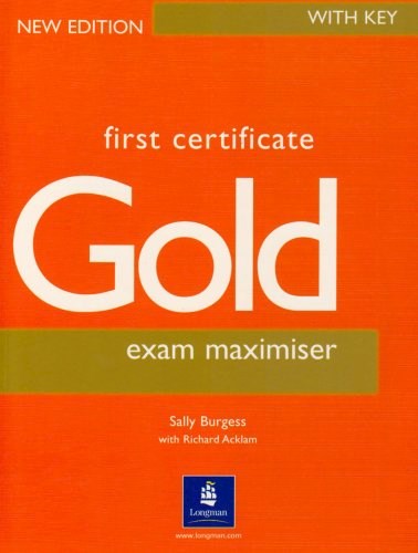 Papel FIRST CERTIFICATE GOLD EXAM MAXIMISER (C/KEY) (N/E)