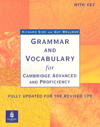 Papel GRAMMAR AND VOCABULARY FOR CAMBRIDGE ADVANCED AND PROFICIENCY (WITH KEY)