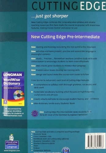 Papel NEW CUTTING EDGE PRE INTERMEDIATE STUDENT'S BOOK (WITH MINI DICTIONARY)