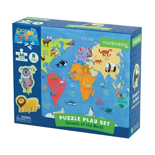 Papel Animals Of The World - Puzzle Play Set