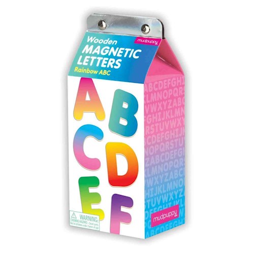 Papel Wooden Magnetic Letters - Rainbow Abc