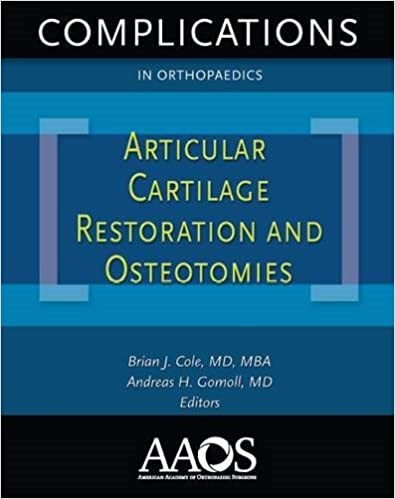 Papel Complications in Orthopaedics: Articular Cartilage Restoration