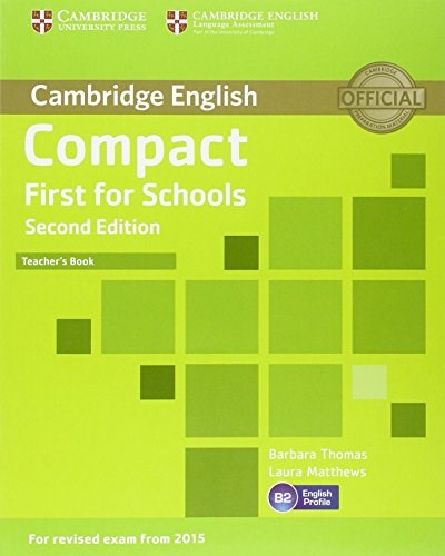 Papel COMPACT FIRST FOR SCHOOLS (2ND.EDITION) - TEACHER'S BOOK