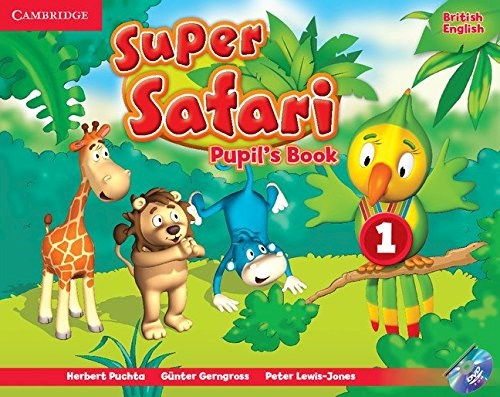 Papel SUPER SAFARI 1 PUPIL'S BOOK CAMBRIDGE (BRITISH ENGLISH) (WITH DVD) (NOVEDAD 2018)