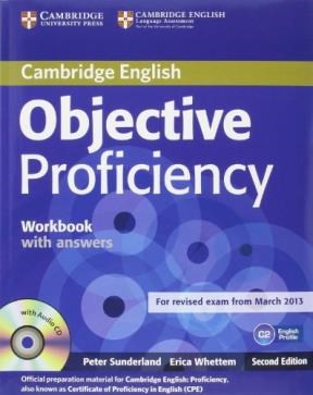 Papel OBJECTIVE PROFICIENCY WORKBOOK WITH ANSWERS (WITH AUDIO  CD) (SECOND EDITION)