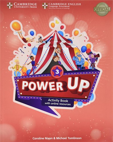 Papel POWER UP 3 ACTIVITY BOOK WITH ONLINE RESOURCES CAMBRIDGE (NOVEDAD 2020)