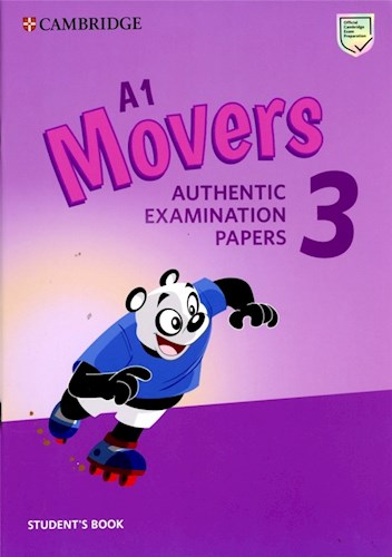 Papel MOVERS 3 STUDENT'S BOOK CAMBRIDGE (A1) (AUTHENTIC EXAMINATION PAPERS) (NOVEDAD 2020)