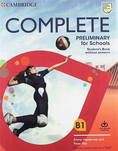 Papel COMPLETE PRELIMINARY FOR SCHOOLS STUDENT'S BOOK WITHOUT ANSWERS CAMBRIDGE (B1)