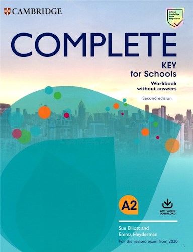 Papel COMPLETE KEY FOR SCHOOLS WORKBOOK WITHOUT ANSWERS CAMBRIDGE (A2) (SECOND EDITION)