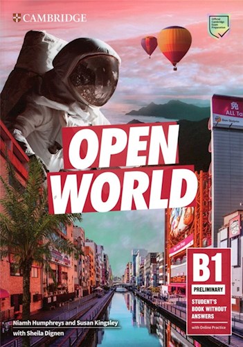 Papel OPEN WORLD B1 PRELIMINARY STUDENT'S BOOK WITHOUT ANSWERS CAMBRIDGE (NOVEDAD 2020)