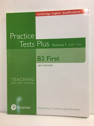 Papel PRACTICE TESTS PLUS 1 WITH KEY PEARSON (B2 FIRST) (NOVEDAD 2021)