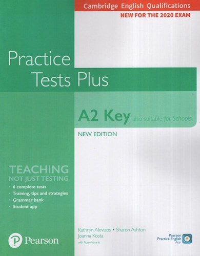 Papel PRACTICE TESTS PLUS A2 KEY PEARSON (ALSO SUITABLE FOR SCHOOLS) (NOVEDAD 2020)