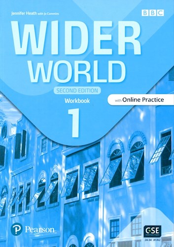 Papel WIDER WORLD 1 (2 EDITION) WORKBOOK WITH ONLINE PRACTICE PEARSON (CEFR A1/A2) (NOVEDAD 2023)