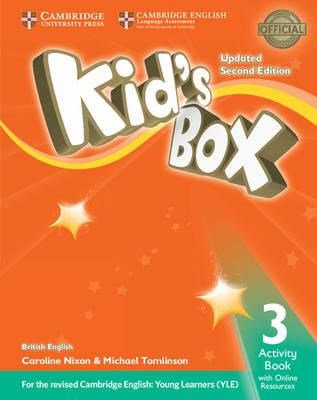 Papel KID'S BOX 3 ACTIVITY BOOK WITH RESOURCES ONLINE CAMBRIDGE (BRITISH ENGLISH) (UPDATED SECOND EDITION)