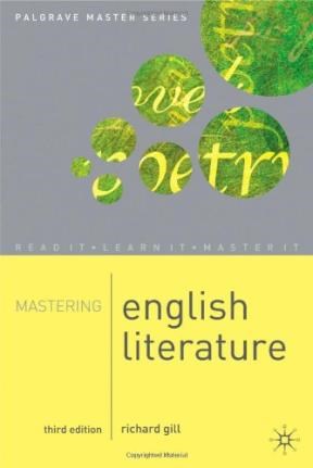 Papel Mastering English Literature: Third Edition (Palgrave Master Series)
