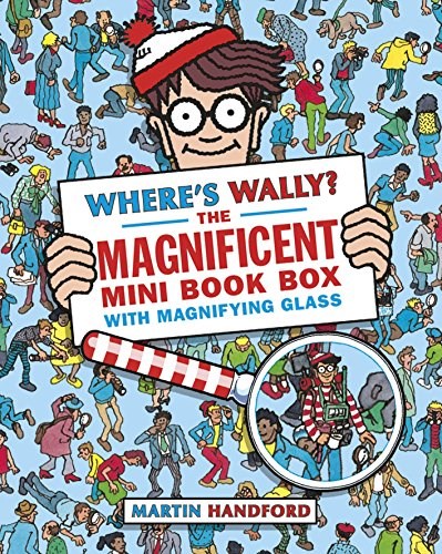 Papel Where'S Wally? The Magnificent Mini Book Box - 5 Books & Magnifying Glass