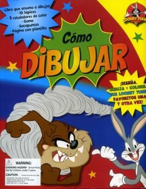 Papel COMO DIBUJAR (LOONEY TUNES AZUL) (C/10 LAPICES + 5 ROTU  LADORES DE COLOR + GOMA + SACAPUNTA