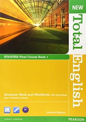 Papel NEW TOTAL ENGLISH STARTER FLEXI COURSE BOOK 1 STUDENT'S  BOOK AND WORKBOOK WITH ACTIVE BOOK