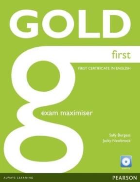 Papel GOLD FIRST EXAM MAXIMISER FIRST CERTIFICATE IN ENGLISH  (C/MP3 AUDIO)