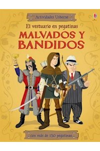 Papel Malvados Y Bandidos - Vestuario En Pegatinas