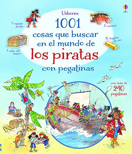 Papel 1001 Cosas Que Buscar En El Mundo De Los Piratas Con Pegatinas