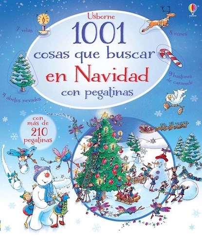 Papel 1001 Cosas Que Buscar En Navidad Con Pegatinas