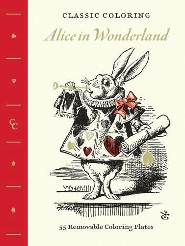 Papel Alice In Wonderland - Classic Coloring