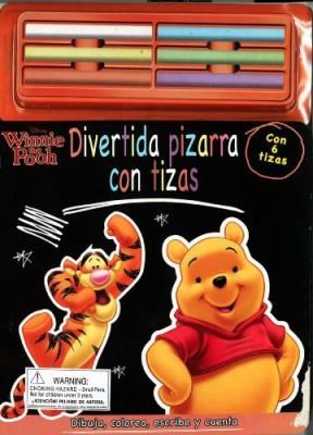 Papel WINNIE THE POOH DIVERTIDA PIZARRA CON TIZAS DIBUJA COLO  REA ESCRIBE Y CUENTA (CARTONE)
