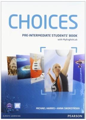 Papel CHOICES PRE INTERMEDIATE STUDENTS' BOOK PEARSON (WITH MY ENGLISH LAB)