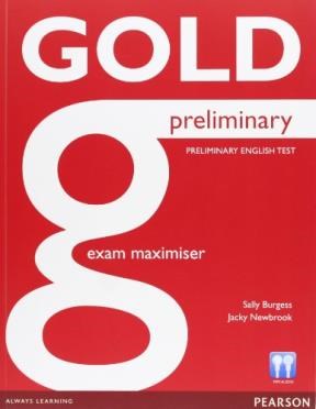 Papel GOLD PRELIMINARY EXAM MAXIMISER PRELIMINARY ENGLISH TEST (C/MP3 AUDIO)