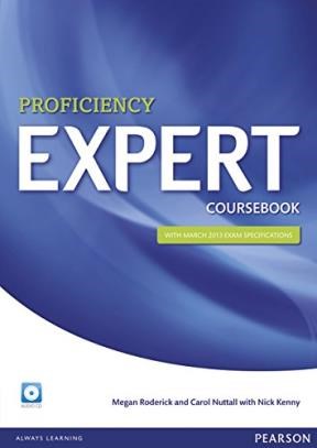 Papel EXPERT PROFICIENCY COURSEBOOK PEARSON (AUDIO CD) (WITH MARCH 2013 EXAM SPECIFICATIONS)