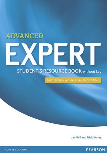 Papel EXPERT ADVANCED STUDENT'S RESOURCE BOOK WITHOUT KEY (THIRD EDITION) (PEARSON)
