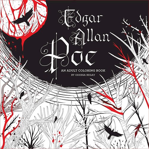 Papel Edgar Allan Poe: An Adult Coloring Book