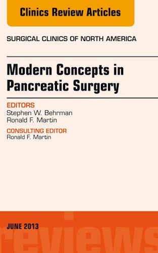 E-book Modern Concepts in Pancreatic Surgery, An Issue of Surgical Clinics