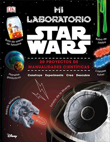 Papel MI LABORATORIO STARS WARS 20 PROYECTOS DE MANUALIDADES CIENTIFICAS (CARTONE)