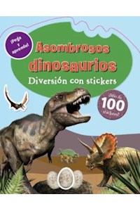 Papel Pega Y Aprende - Asombrosos Dinosaurios