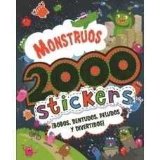 Papel MONSTRUOS (2000 STICKERS) BOBOS DESNUDOS PELUDOS Y DIVE  RTIDOS