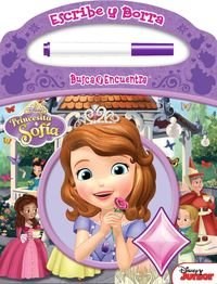 Papel PRINCESITA SOFIA (ESCRIBE Y BORRA) (BUSCA Y ENCUENTRA) (3 AÑOS) (CARTONE)