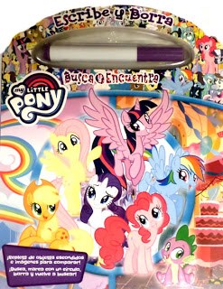 Papel MY LITTLE PONY (BUSCA Y ENCUENTRA) (ESCRIBE Y BORRA) (+3 AÑOS) (CARTONE)