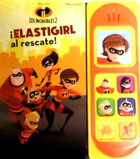 Papel ELASTIGIRL AL RESCATE (INCREIBLES 2) (7 SONIDOS) (+18 MESES) (CARTONE)