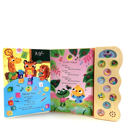 Papel Abc And 123 Learning Songs - Sound Book
