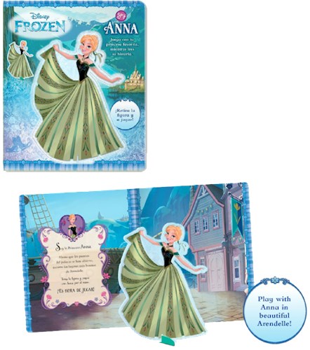 Papel ANNA (FROZEN) (JUEGA CON TU PERSONAJE FAVORITO MIENTRAS LEES SU HISTORIA) (SOY) (CARTONE)