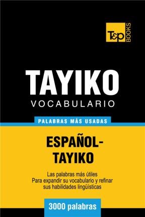  Vocabulario Español-Tayiko - 3000 Palabras Más Usadas