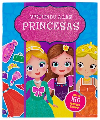 Papel VISTIENDO A LAS PRINCESAS (MAS DE 150 STICKERS)