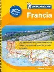 Papel FRANCIA ATLAS DE CARRETERAS Y TURISTICO (ATLAS DE CARRETERAS MICHELIN) (ESPIRALADA)