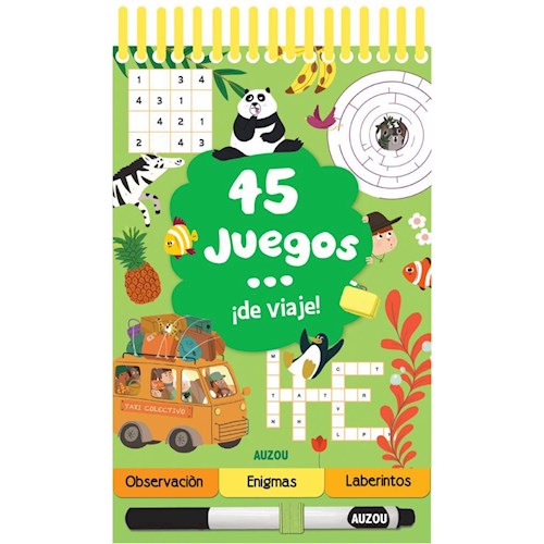 Papel 45 JUEGOS DE VIAJE