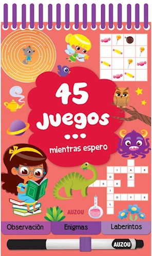 Papel 45 JUEGOS MIENTRAS ESPERO (CARTONE ANILLADO)