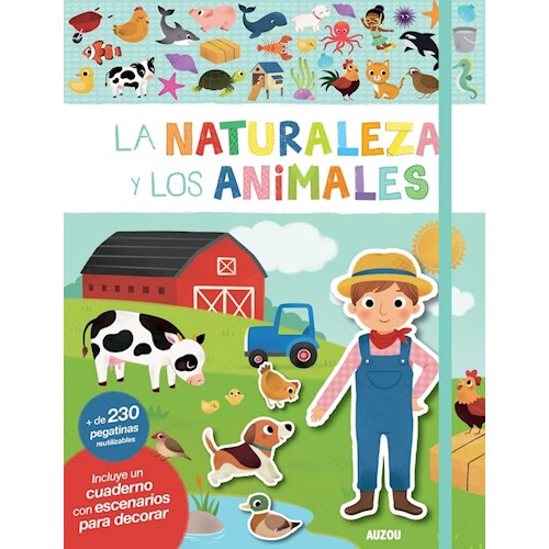 Papel LA NATURALEZA Y LOS ANIMALES - MIS PRIMEROS STICKERS