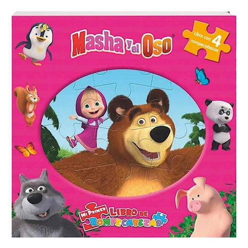 Papel MASHA Y EL OSO (COLECCION MI PRIMER LIBRO DE ROMPECABEZAS) (ILUSTRADO) (CARTONE)